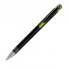 Шариковая ручка, Bello, нажимной мех-м,корпус-алюминий,отд.-хром. гравир., черный/оливковый, в упаковке