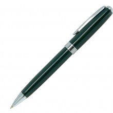 Ручка шариковая, металл, зеленый