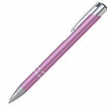Ручка шариковая, COSMO, металл, розовый