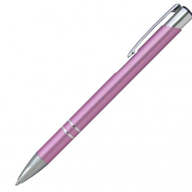 Ручка шариковая, COSMO, металл, розовый