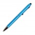 Шариковая ручка, iP2, поворотный мех-м, лазурный матовый, отделка хром, силиконовый стилус, в уп