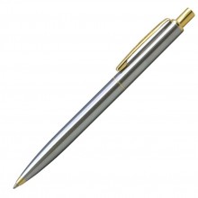 Ручка шариковая, металл, серебро, золото