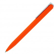 Ручка шариковая, пластик, оранжевый, Click