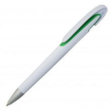 Ручка шариковая, пластик, зеленый