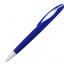 Ручка шариковая, пластик, темно синий
