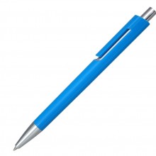 Ручка шариковая, пластик, голубой