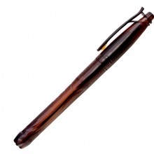 Ручка шариковая, пластик, темно-коричневый, BOTTLE Pen