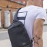 Рюкзак cross body, Frank, черный/серый