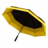 Зонт-трость Portobello UNIC, Bora, черный/желтый, с логотипом Яндекс.Еда