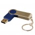 USB-Flash накопитель - брелок (флешка) "Swing", 32 Gb, в металлическом корпусе с пластиковыми вставками, синий