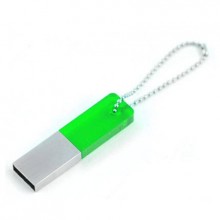 USB-Flash накопитель (флешка) "Reflex", 4 Gb, со стеклянной вставкой, зелёный