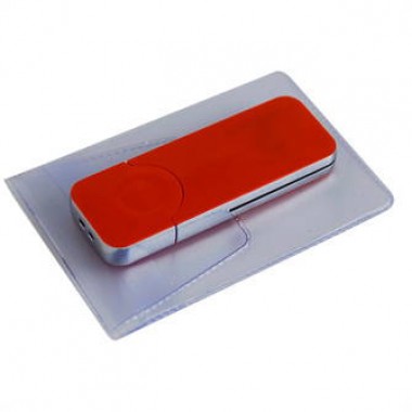 USB-Flash накопитель (флешка) "BIG", 4 Gb, с красной подсветкой. Красный