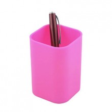 Подставка-стакан для пишущих принадлежностей "Quadro", цвет розовый