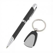 Набор подарочный: ручка и брелок (черный)