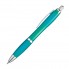 Ручка из полупрозрачного пластика, корпус и резинка цвета морской волны (M Collection)