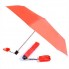 Набор: складной механический зонт с сумкой для покупок, красный