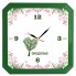 Часы настенные «Квадро», зеленые