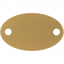 Шильдик металлический Alfa Oval, золотистый