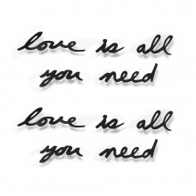 Декоративная надпись Love Is All You Need