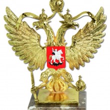 Скульптура «Герб России», золотой декор