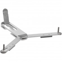 Подставка для ноутбука и планшета Triplex, серебристая Подставка для ноутбука и планшета Triplex, серебристая