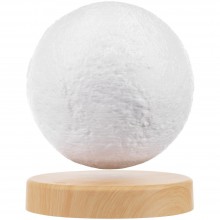 Левитирующая луна MoonFlight с пластиковой подставкой Левитирующая луна MoonFlight с пластиковой подставкой