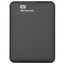 Внешний диск WD Elements, USB 3.0, 1000 Гб, черный