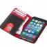 Чехол-бумажник для iPhone 6/7 Red Pepper, черный с красным
