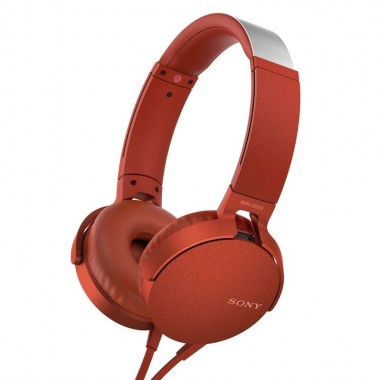 Наушники Sony XB-550, красные