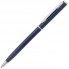 Блокнот Magnet Chrome с ручкой, черно-синий