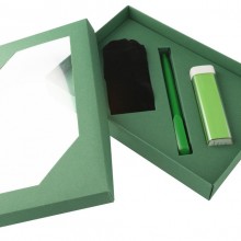 Набор Energy: аккумулятор и ручка, зеленый