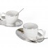Чайный набор Tea Ricciolo с серебристыми элементами
