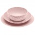 Тарелка Club Organic, розовая