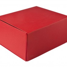 Подарочная коробка, складная, красная