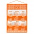 Календарь вязаный «Целый год в ажуре», оранжевый