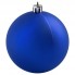 Елочный шар Matt 6, синий