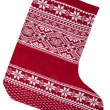 Новогодний носок «Скандик», красный