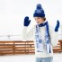 Набор Snow Fashion, синий (василек)