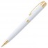 Ручка шариковая Razzo Gold, белая