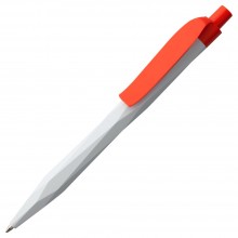 Ручка шариковая Prodir QS20 PMP-P, бело-красная