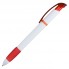 Ручка шариковая Selena, белая с красным