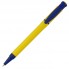 Ручка шариковая Kreta Special, желтая с синим