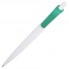 Ручка шариковая Viva, белая с зеленым