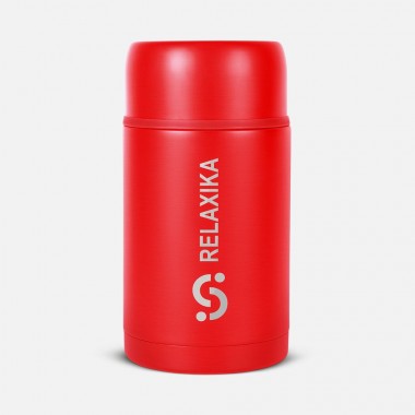 Термос для еды Relaxika 1000, красный