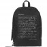 Рюкзак «Да будет свет» со светящимся принтом, черный