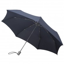 Зонт Alu Drop с прямой ручкой, темно-синий