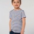 Футболка детская Miles Kids белая с темно-синим