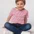 Футболка детская Miles Kids белая с красным