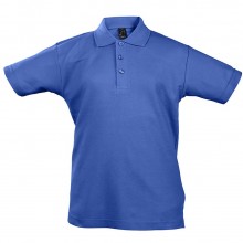 Рубашка поло детская Summer II Kids 170, ярко-синяя Рубашка поло детская Summer II Kids 170, ярко-синяя