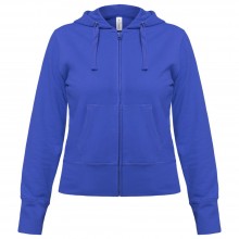 Толстовка женская Hooded Full Zip ярко-синяя